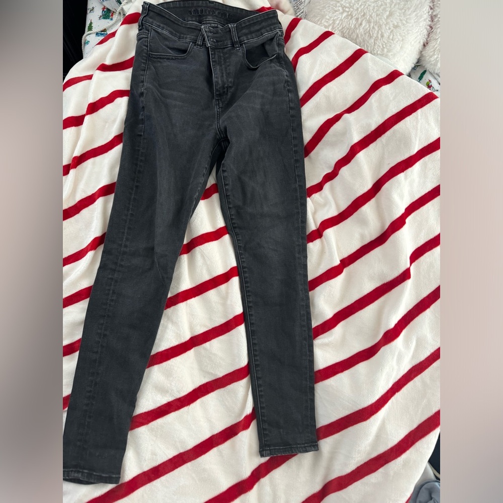 american eagle super high-rise jeggings - size 8